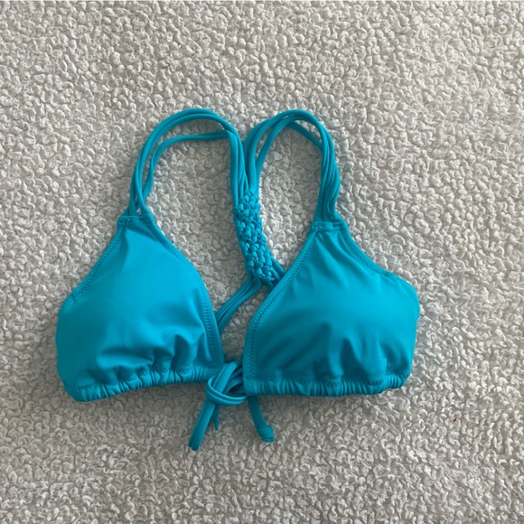 XS XP PINK blue swimsuit top - Picture 2 of 7